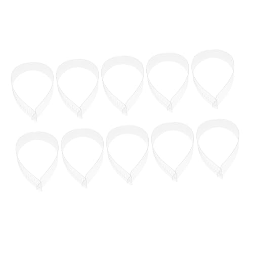 BESPORTBLE 100pcs Collar Support Strips Faux Shirt Collars for Men Elastic Plastic Shirt Inserts