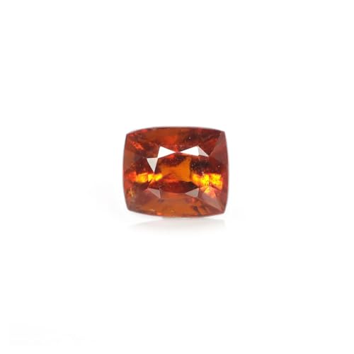 Hessonite africaine rectangulaire 5,51 ct, la solution pour sertissages manqués et pierres plates