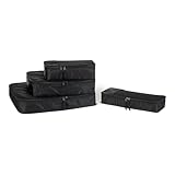 Photo Gallery amazon essentials, set di 4 packing cube, accessori da viaggio, organizer per bagagli con doppia cerniera, parte superiore in rete, 100% poliestere, s/m/l/slim, nero (in precedenza amazon basics) Photo Gallery amazon essentials, set di 4 packing cube, accessori da viaggio, organizer per bagagli con doppia cerniera, parte superiore in rete, 100% poliestere, s/m/l/slim, nero (in precedenza amazon basics)