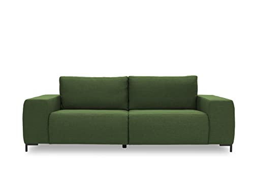 LOOKS by Wolfgang Joop Looks VI Designer Bigsofa, Sofa, Polstersofa, grün, 242 x 88 cm