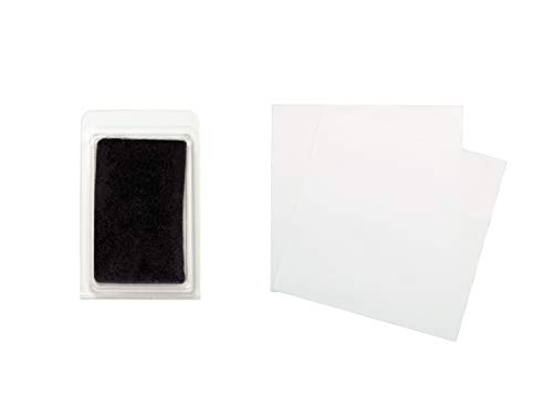 Little Pear Baby Handprint & Footprint Frame, No Mess Babyprints Kit, Girl or Boy Gender Neutral Newborn Gifts, White