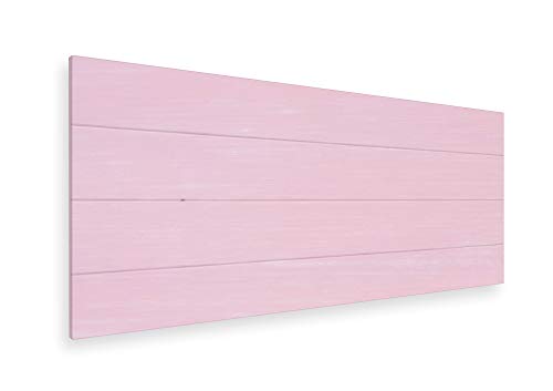 LA WEB DEL COLCHON - Cabecero de Madera Rústico Vintage para Cama de 90 (100 x 44 cms.) Rosa Palo | Cabeceros Madera |...