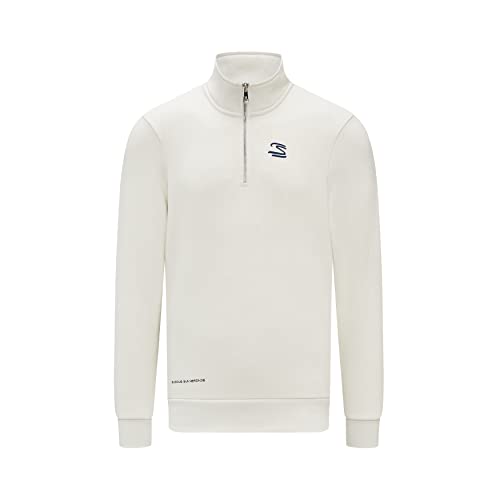 Ayrton Senna Seasonal 1/4 Zip Sweater - White