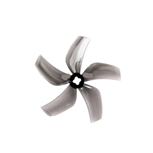 3インチ5ブレードFPVプロペラD76ダクト76mm 2組 ドローンレースフリースタイルに適合(Gray)