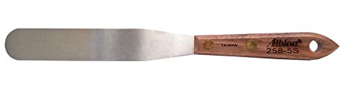 Albion Engineering Company 258-5S Classic Spatula, Stainless Steel, Hardwood Handle, 7/8