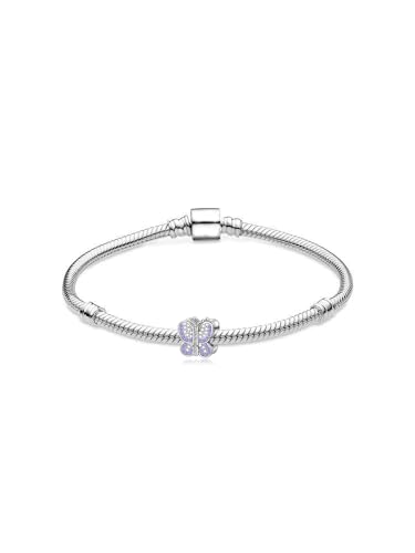 Image of Butterfly summer travel Ocean Lucky charm Travel Tourism Heart I Love Paris London Double Decker Bus Vacation British Flag Tea Cup Charm Bead For Women Teen Enamel .925 Sterling Silver Fit European Bracelet