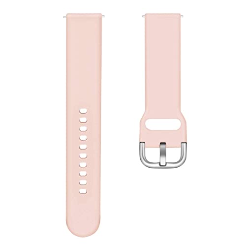 Image of PEFKO PSS56 19MM Replacement Soft Silicone Sporty Straps /Bands Compatible for Boat Storm Smart Watch & Watches with 19mm Lugs Size (19MM, PINK)