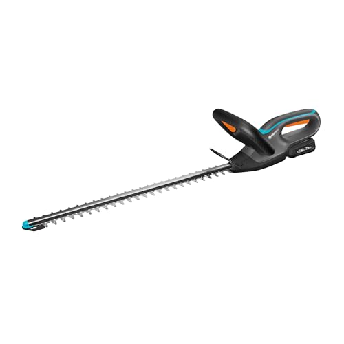 Gardena Cortasetos EasyCut 55/18V Set Cortasetos: Cuchillas de Doble acción, Protector de Punta de Cuchilla, Mango ergonómico, Fácil Almacenamiento, Corte sin Cables (14735-20)