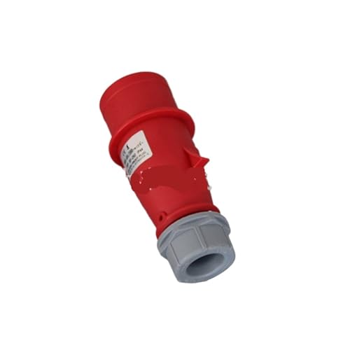 Enchufe industrial contra humedad y cortocircuitos IP44 4P/16A ignífugo 3