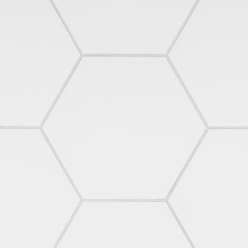 Merola Tile Apini Hex Matte White 9-1/8" x 10-1/2" Porcelain