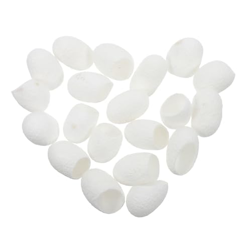 VALICLUD 20 piezas Bolas de de Seda para Exfoliación Facial Herramienta Natural de Cuidado para Masaje Facial y Eliminación de Puntos Negros Suave y para Tipo de