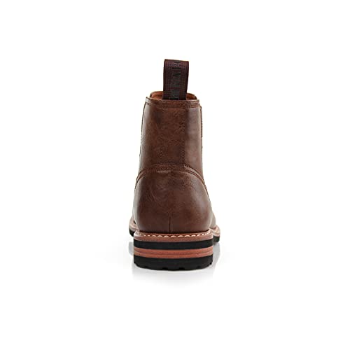 Image of Polar Fox Men's Classic High-Top Chelsea Boot | Stylish Slip-On Ankle Boot for Dress, Casual & Formal Wear