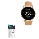 Fossil Q Wander Screen Protector, BoxWave® [ClearTouch Crystal (2-Pack)] HD Film Skin - Shields From Scratches for Fossil Q Wander, Marshal