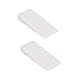 MroMax Rubber Home Office Door Stop Stopper Doorstop Wedge Block White 2pcs