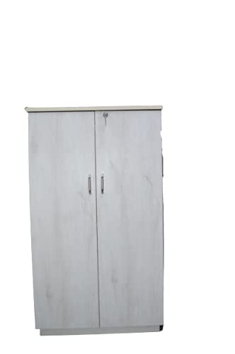 Engineered Wood Small Almirah for Storage White