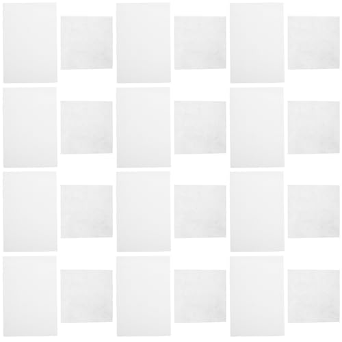 DECORNIJIA Láminas Adhesivas Termoadhesivas para Tela de Doble Cara 20 Piezas 774 X 774 Pulgadas Soporte para Costura Bordado y Manualidades Cinta Adhesiva Termofusible Reutilizable