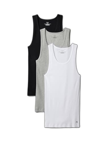 Calvin Klein men's cotton classics 3-pack tanks