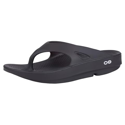 OOFOS OOriginal Recovery Sandal, Black - Women’s Size 9, Men’s Size 7 Cover