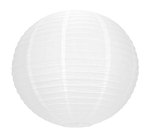 Party Pro 5022M Lanterne Japonaise Papier de Riz Blanc 35 x 35 x 35 cm