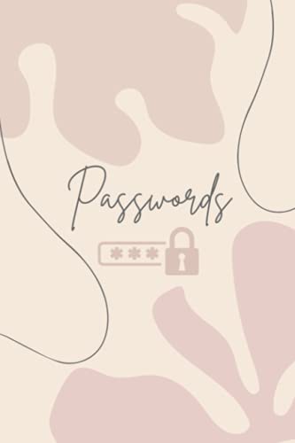 Password Keeper Logbook Internet Login Usernames ID Passkey Record Journal Notebook Website Organizer for Women, Men, premium 6"x 9" image 2