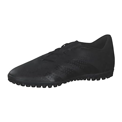 adidas Predator Accuracy.4 TF, Zapatos De Fútbol Hombre, Cblack/Cblack/Ftwwht, 44.5 EU