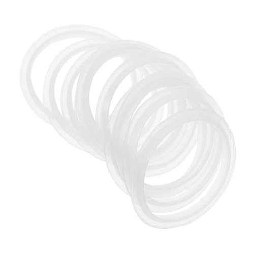 SOLUSTRE 10pcs Silicone Gasket Tub Drain Seal Ring Bathtub Drain Plug Gasket Sink Stopper Gasket for Bathrooms and Kitchens