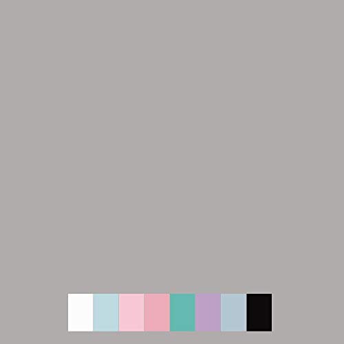 Gray Contact Paper (17.71 In X 118 In) Durable Decorative Self-Adhesive Film