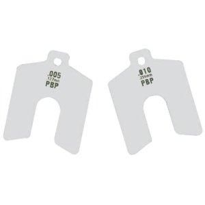 Decimal Slotted Shim Refill Packages - .050x2x2 slotted shim