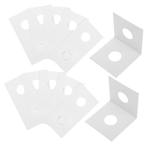 Porta monedas de papel blanco HEMOTON con 400 piezas de carton para proteger monedas de coleccion