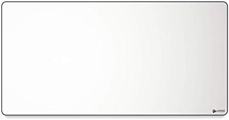Glorious Wide Long Extended Gaming Mouse Pad with Stitched Edges, XXL(18x36-Inch), White (GW-XXL)