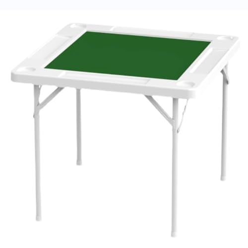 Table de mahjong pliable panneau épais avec fente pour cartes de jeu de société