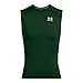 Under Armour Men's Armour HeatGear Compression Sleeveless T-Shirt, (301) Forest Green / / White, Small