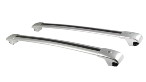 Barres de toit Toyota Land Cruiser LC300 2022-2025 en aluminium silver 2PC