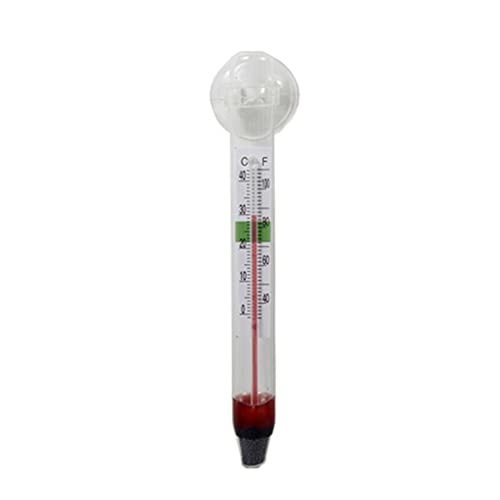 Aquarium Temperature Gauge | Small Vertical Aquarium Temperature Gauge - Household Floating Water Temperature Monitor for Aquarium Fish, Reptile Containers Decorhome, 1