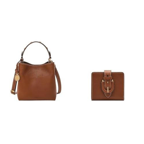 Sac en cuir marron FOSSIL Jessie : le coffret idéal pour vos journées citadines