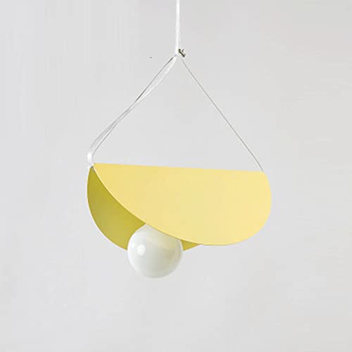 Lustre macaron E27 avec petite lampe suspendue réglable de style - 2