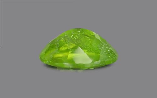 Gema natural de peridoto de 7.25 quilates para sustituir piedras sintéticas en joyería fina 4