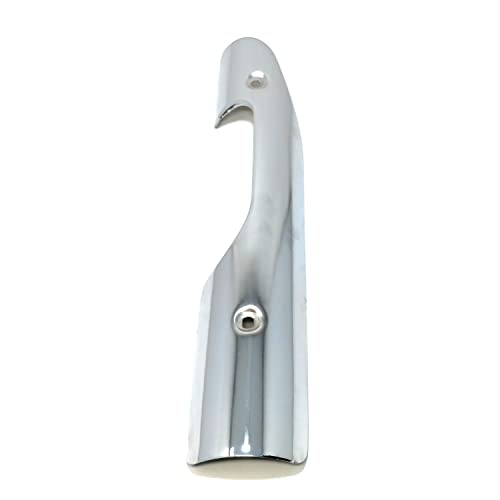 Image of TRP TRADERS Silencer Bend Pipe Cover Plate for Royal Enfeild Standard,Classic,Electra BS3,BS4,BS6 All Model (CHROME)