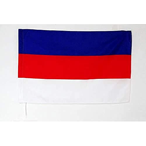AZ FLAG, Sorbs of Lusatia Flag, 2x3 Ft, Sorbian Banner with Sleeve, 100% Polyester, Fade Resistant, Vivid Colors