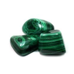 CrystalAge Malachite Tumble Stone (30-40mm)
