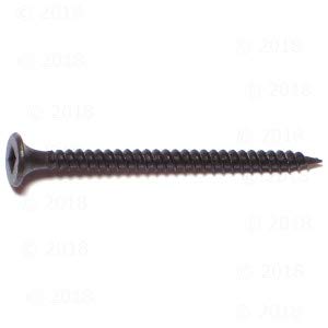 Hard-To-Find Fastener 014973458140 Fine Square Drywall Screws, 6 X 2, Piece-35, Black #TOP1