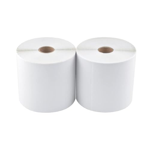 L LIKED 4x6 Inches Thermal Labels, 4 Rolls of 450 Shipping Labels, 1800 Pcs 101.5x152.4mm Thermal Printer Labels for Address, Mailing, Boxes, Packages, Compatible with Zebra & Roll image 2