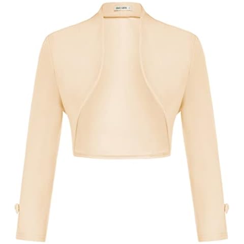 Cardigan Albaricoque Manga Larga Mujer Cover