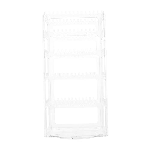 WOFASHPURET Orecchini Organizzatore Girevole Espositore Per Tavolo Portaoggetti Per Orecchini Bottone Design e