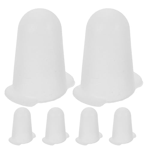 COLLBATH �i������p�ی�L���b�v 6�A�ė��p�\�ȍi��܃`�b�v�J�o�[�A�J�b�v�P�[�L�A�C�V���O�p�V���R�����P�[�L�t���X�e�B���O�o�b�O�v���e�N�^�[�A�i������~�f�B�A��