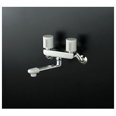 Amazon | KVK 2ハンドル混合水栓 寒冷地用 KM140G3Z | 洗濯機用水栓