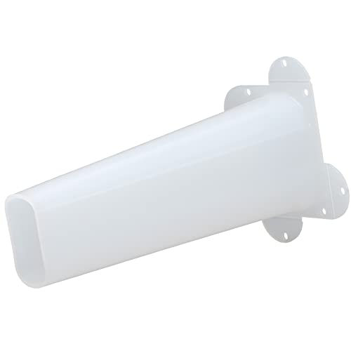 Bat Reusable Exclusion Bat Cone Excluder Removal Tool One Way Bat Door Plastic Exclusion Tube Bat Remove Deterrent Device for Wildlife Easy Way to Get Roof and Attic Bats Out White