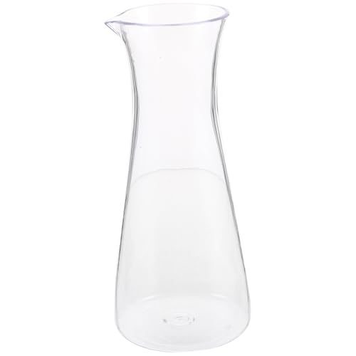 ULTECHNOVO Caraffa Vino Acrilica Trasparente Dispenser Bevande Versatile per Feste Bar Riutilizzabile e Facile da Adatta per Vino Rosso Cocktail e Succhi