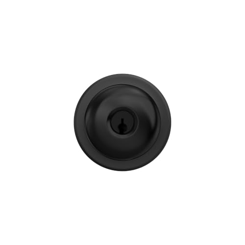 SCHLAGE Plymouth Keyed Entry Door Knob, Interior/Exterior, Matte Black by SCHLAGE - Used condition - Image 6