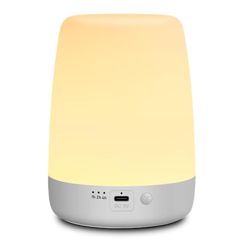 Bebcare Lola Portable Night Light and Clock with Sunrise Mode, Adjustable Brightness, Multi-Color Lighting, Alarm Clock, Wake-up Timer, Travel Size, Plug-in Only — view 2